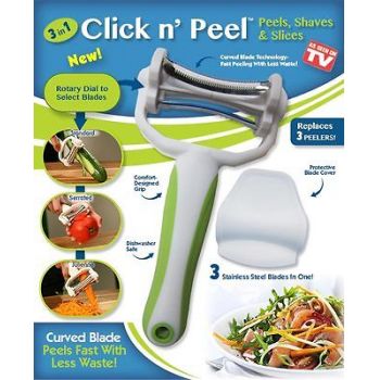 The 3 in 1 Click N Peel  from As Seen on TV - Food Preparation - Best Price in Pakistan - HitShop.pk